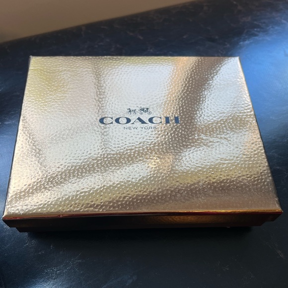 COACH black wristlet! Brand New with tags & care cards. Gold box. Beautiful! 🖤 - Picture 8 of 8